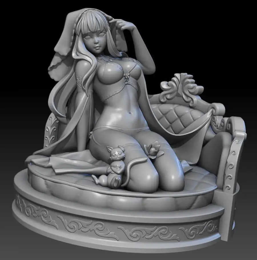 Rezero Emilia Puck Archivo Stl Para Impresion 3D