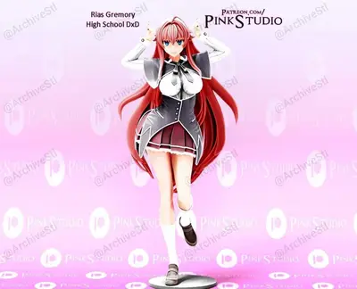 Rias Gremory High School Archivo Stl Obj Para Impresion 3D