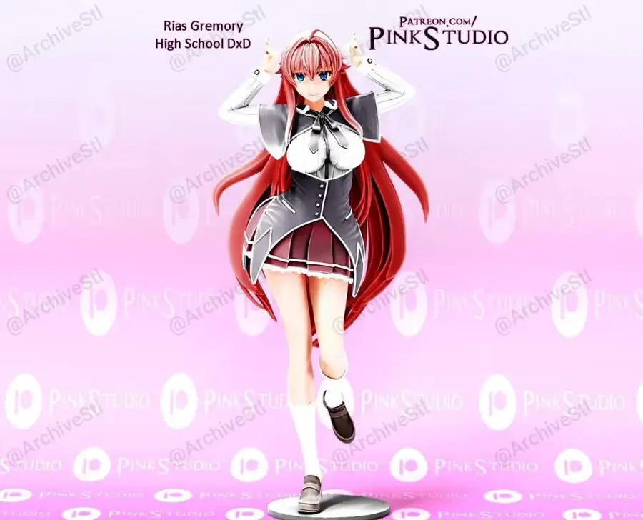Rias Gremory High School Archivo Stl Obj Para Impresion 3D