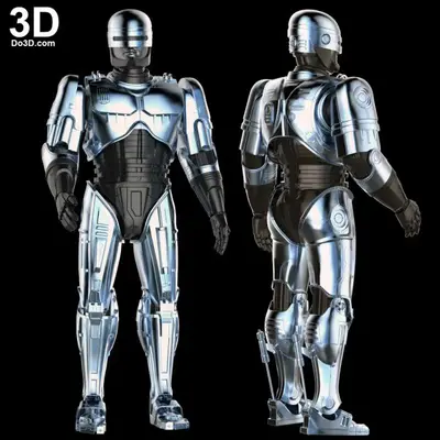 Robocop 1987 Figura Archivo STL OBJ para Impresion 3D