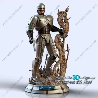 Robocop Archivo Stl Para Impresion 3D