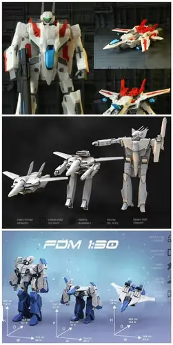 Robotech 1 X 3 Modelos Archivos Stl Obj Para Impresión 3d