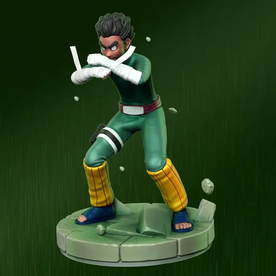 Rock Lee Naruto Archivo Stl Para Impresion 3D