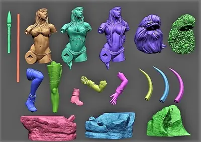 Rogue Savage Land Archivo Stl Para Impresion 3D