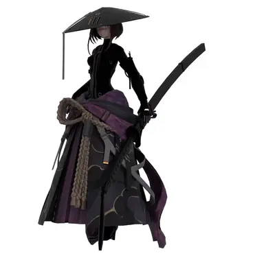 Ronin Real Time Character Archivo Stl Para Impresion 3D