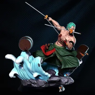 Roronoa Zoro Archivo Stl Para Impresion 3D