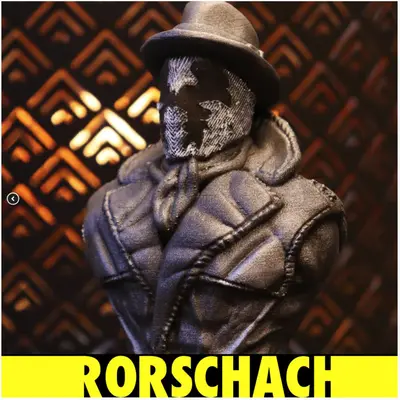 Rorschach Watchmen Archivo Stl Para Impresion 3D
