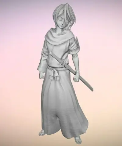 Rukia Kuchiki Bleach Archivo Stl Para Impresion 3D