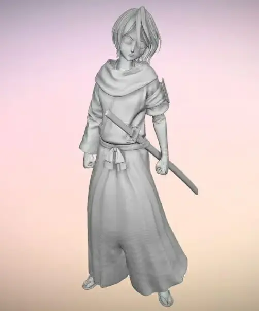 Rukia Kuchiki Bleach Archivo Stl Para Impresion 3D