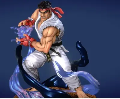Ryu Street Fighter Archivo STL para Impresion 3D
