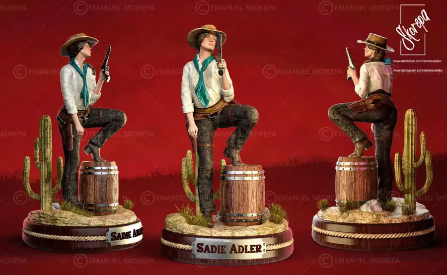 Sadie Adler Archivo Stl Obj Para Impresion 3D