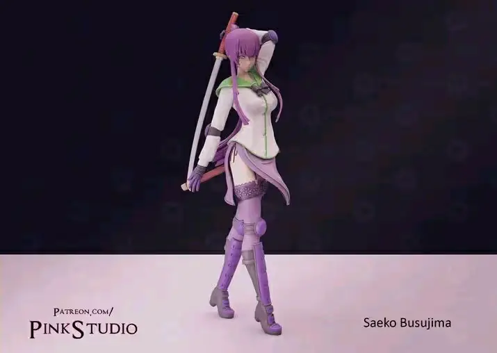 Saeko Busujima Archivo Stl Para Impresion 3D