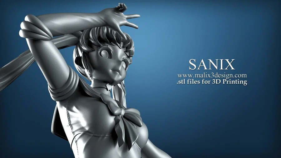 Sailor Moon Archivo STL Impresión 3D