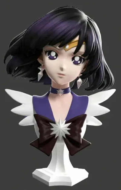 Sailor Saturno Archivo Stl Para Impresion 3D