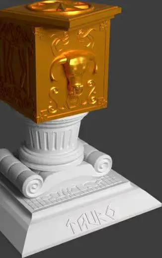 Saint Seiya 12 Pandora Cajas Archivo Stl Para Impresion 3D