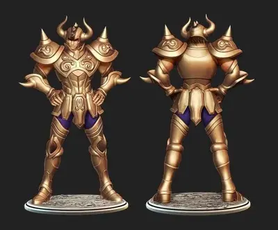 Saint Seiya Aldebaran Tauro Archivo Stl Para Impresion 3D