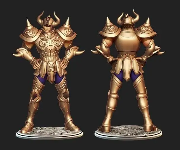Saint Seiya Aldebaran Tauro Archivo Stl Para Impresion 3D
