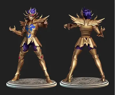 Saint Seiya Cancer By Specialstl Stl Obj Impresión 3d