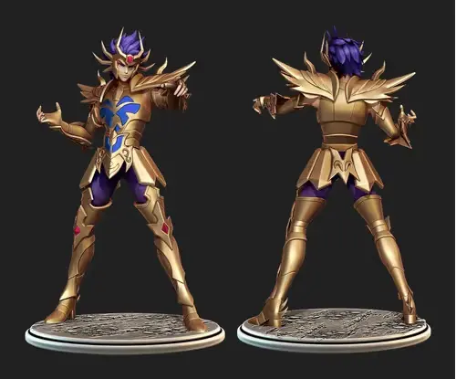 Saint Seiya Cancer By Specialstl Stl Obj Impresión 3d