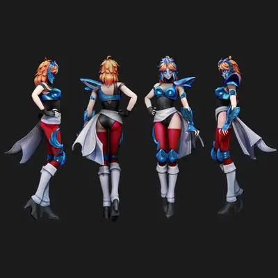 Saint Seiya Marin Eagle Damaia Archivo Stl Para Impresión 3d