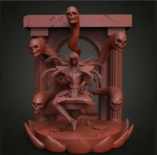 Saint Seiya Shaka De Virgo Stl Obj Impresión 3d