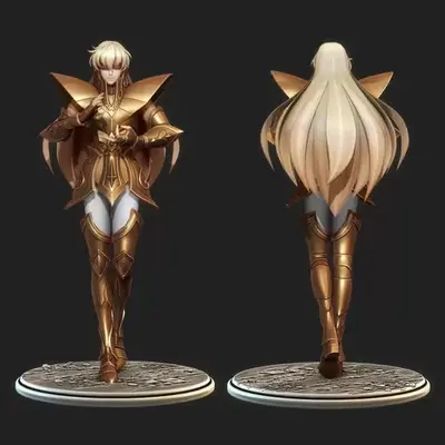 Saint Seiya Shaka Virgo By Specialstl Stl Obj Impresión 3d