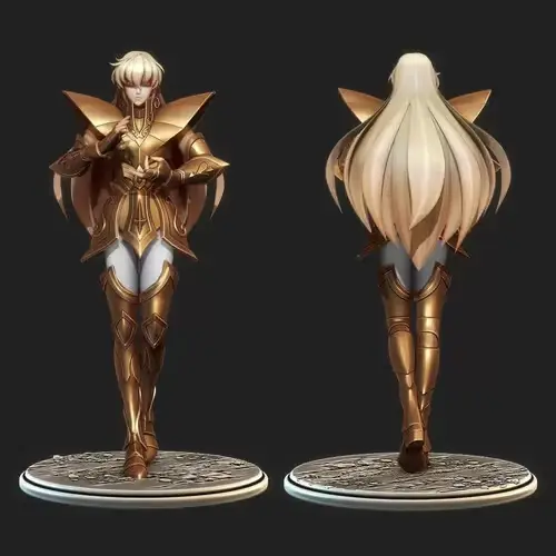 Saint Seiya Shaka Virgo By Specialstl Stl Obj Impresión 3d