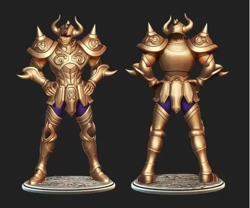 Saint Seiya Tauro By Specialstl Stl Obj Impresión 3d