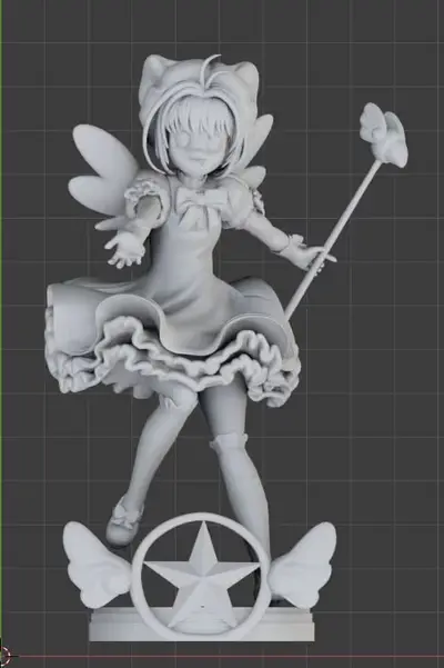 Sakura Card Captors Archivo Stl Para Impresion 3D