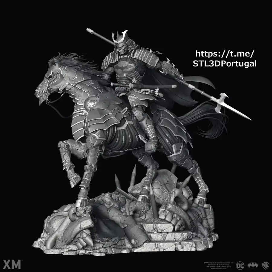 Samurai Batman Shogun Archivo Stl Obj Para Impresion 3D