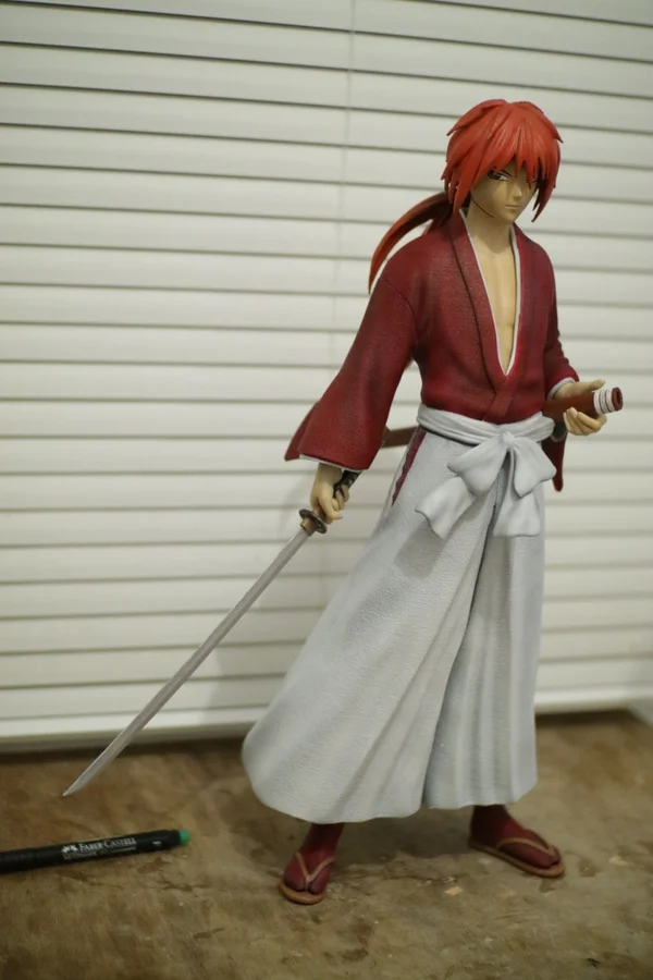 Samurai X Kenshin Himura Fan Art Archivo STL Impresión 3D