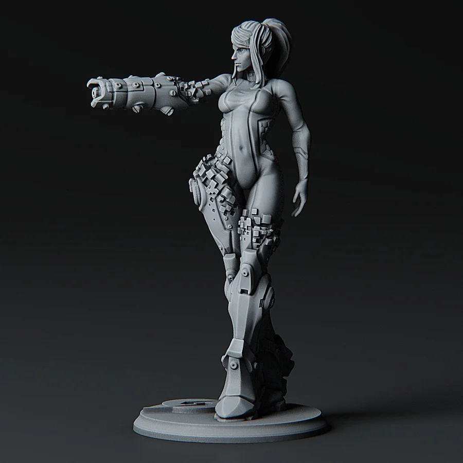 Samus Aran Metroid Archivo STL Impresión 3D