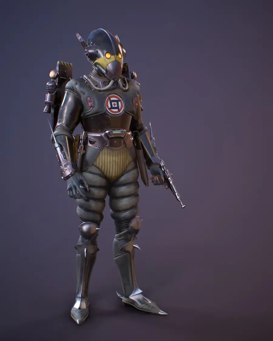 Sardaukar Archivo Stl Obj Para Impresion 3D