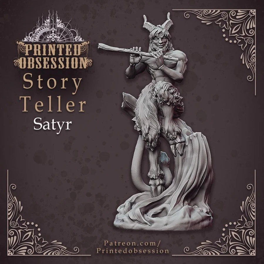 Satyr Archivo STL Impresión 3D