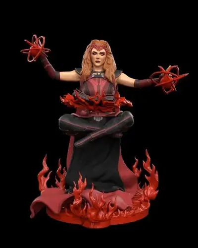 Scarlet Witch Wandavision C27 Archivos Stl Para Impresión 3d