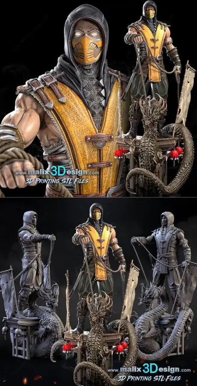 Scorpion (Mk) Archivo Stl Para Impresion 3D