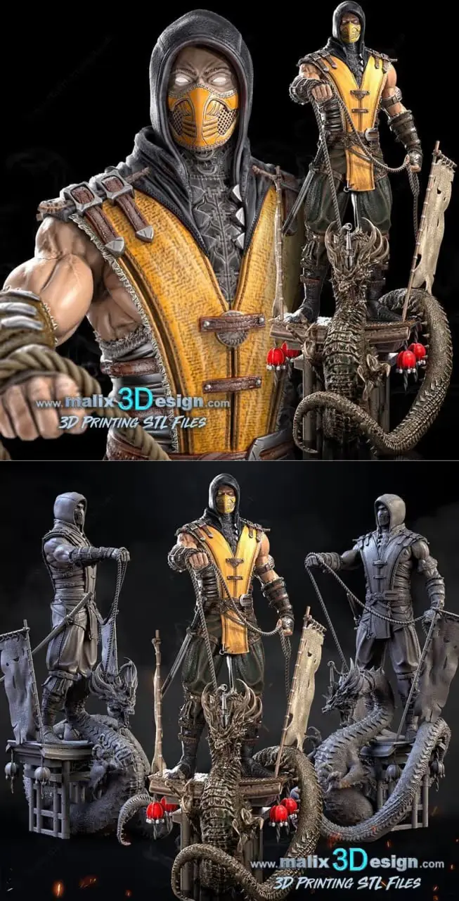 Scorpion (Mk) Archivo Stl Para Impresion 3D