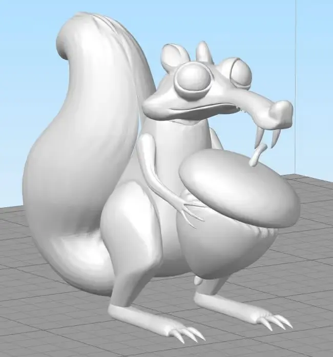 Scrat Archivo Stl Para Impresion 3D
