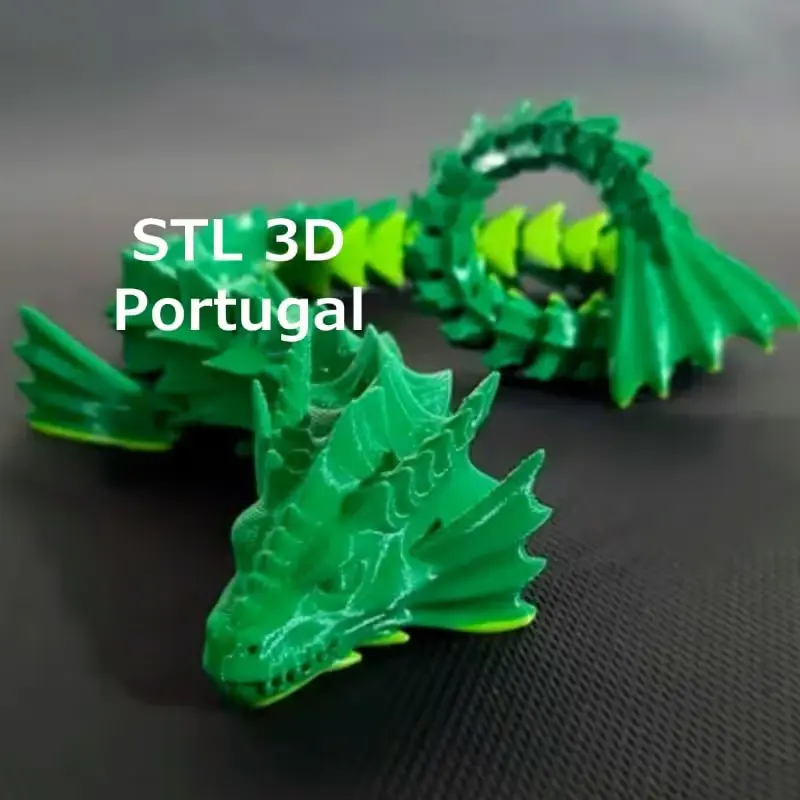 Sea Dragon Archivo Stl Obj Para Impresion 3D