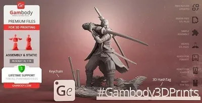 Seekiro Shadows Die Archivo STL Impresión 3D