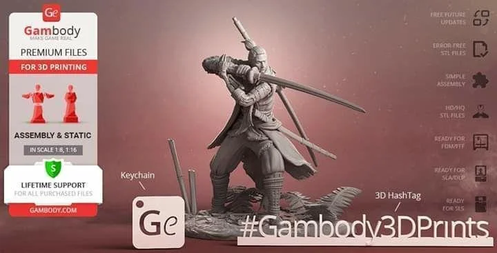 Seekiro Shadows Die Archivo STL Impresión 3D