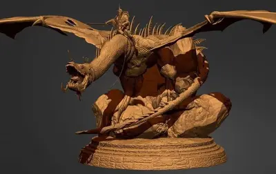 Señor de los Nazgul LOTR Archivo STL OBJ para Impresion 3D