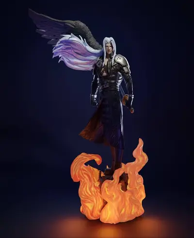 Sephiroth Archivo Stl Para Impresion 3D