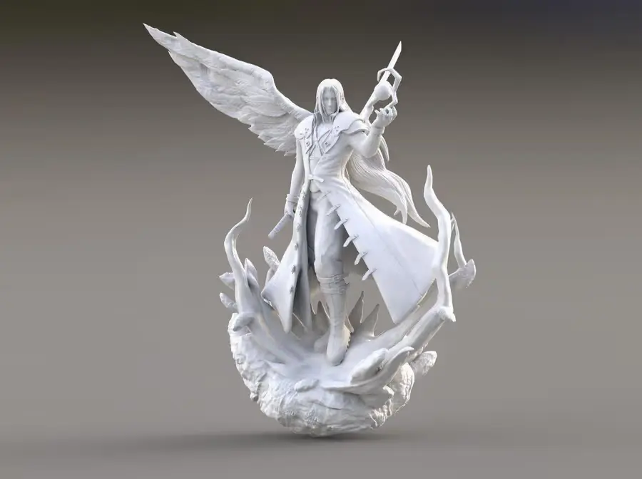 Sephiroth Kingdom Hearts Archivo Stl Para Impresion 3D