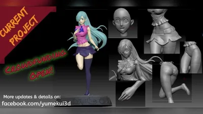 Seven Deadly Sins Nanatsu No Taizai Elizabeth Liones Archivo STL Impresión 3D