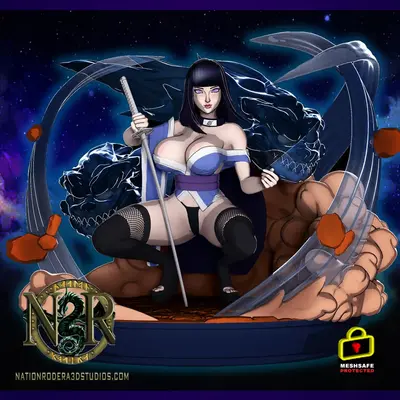 Sexy Hinata Hyuga Naruto Archivo Stl Para Impresion 3D