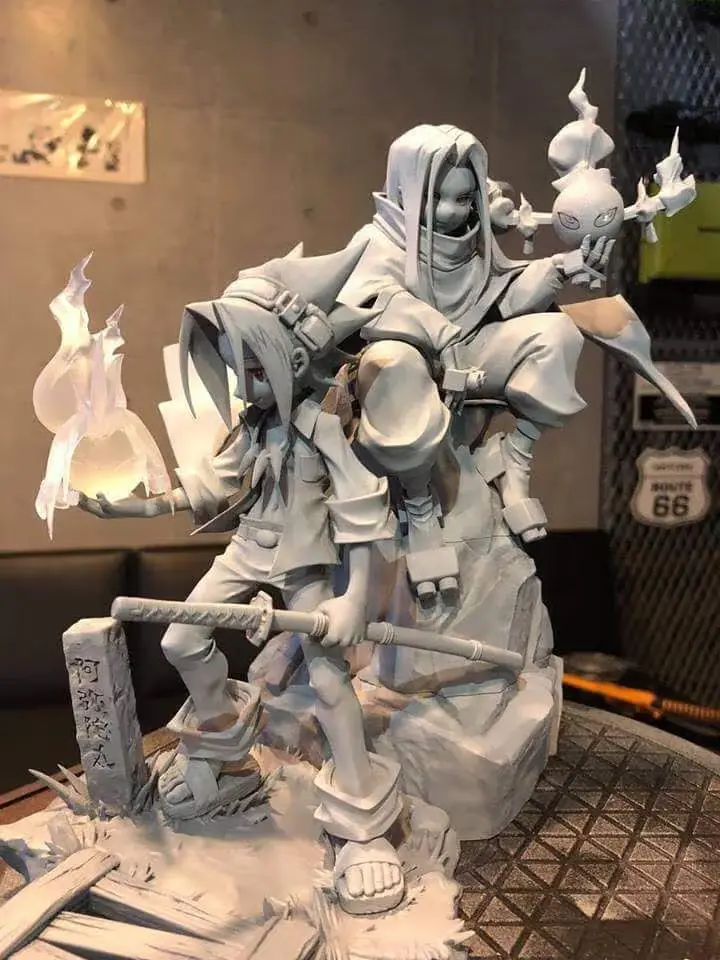 Shaman King Diorama Archivo STL OBJ para Impresion 3D