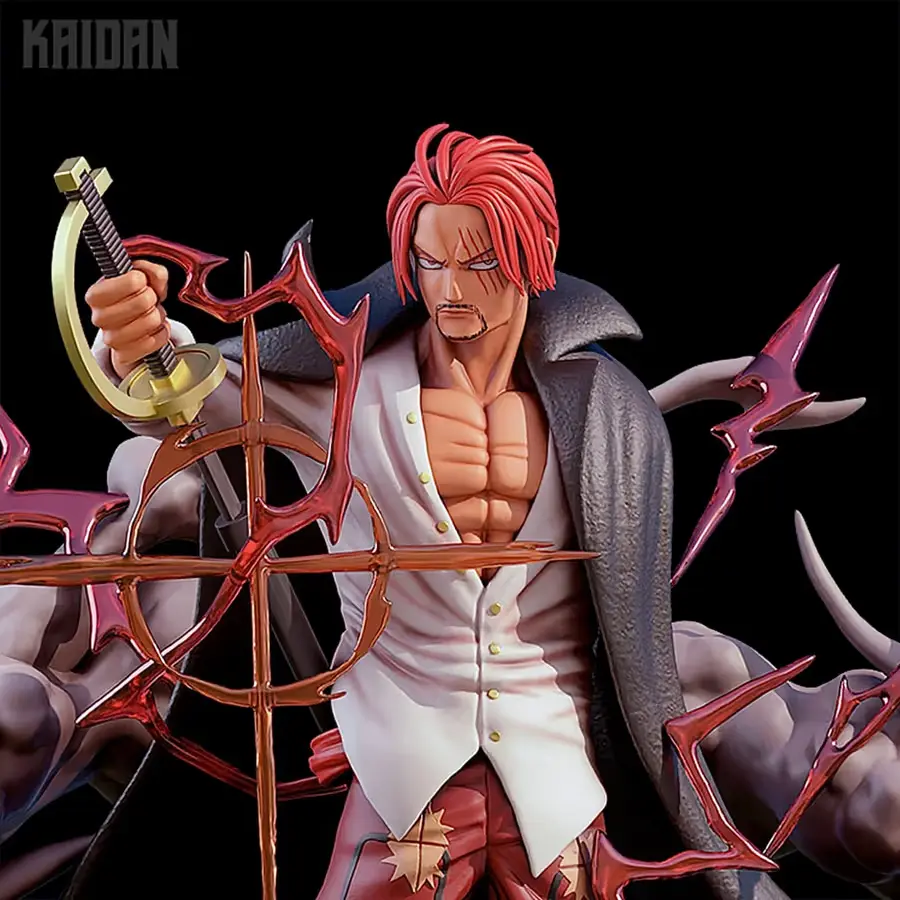 Shanks One Piece Archivo STL OBJ para Impresion 3D