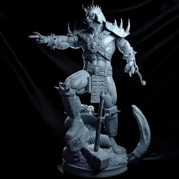 Shao Kahn Mortal Kombat Archivo Stl Para Impresion 3D