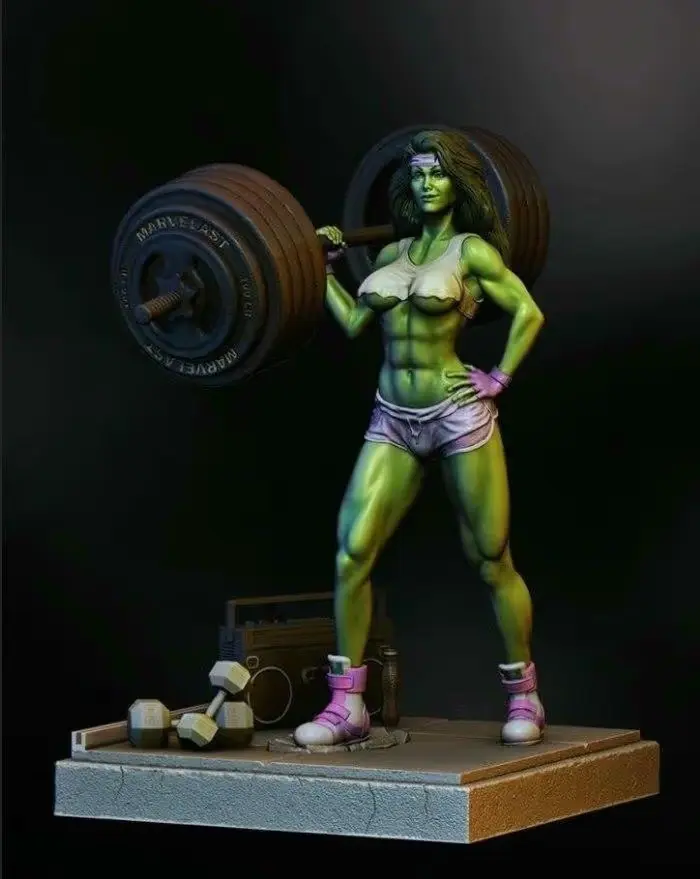 She Hulk Archivo Stl Para Impresion 3D